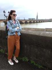 Me, ready to explore Bordeaux