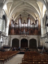 The impressive organ of St.Andre